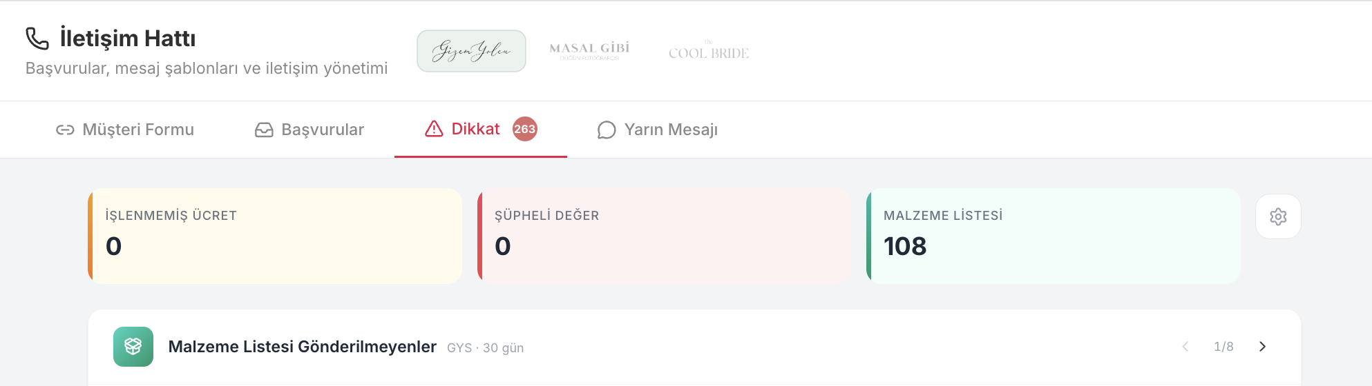 MGT App dikkat sistemi — kritik durumların öncelikli takibi
