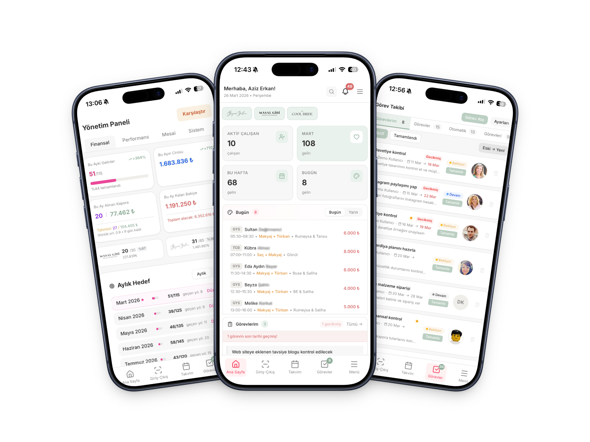 MGT App iOS mobil uygulama ekran görüntüleri